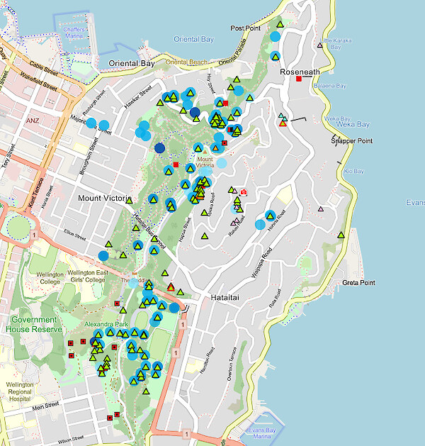 A map of our activity in Arc Gis